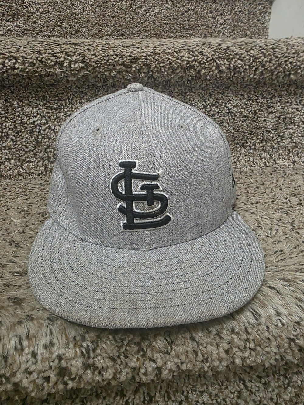 New Era St. Louis Cardinals Heather Grey Cap 7 3/8